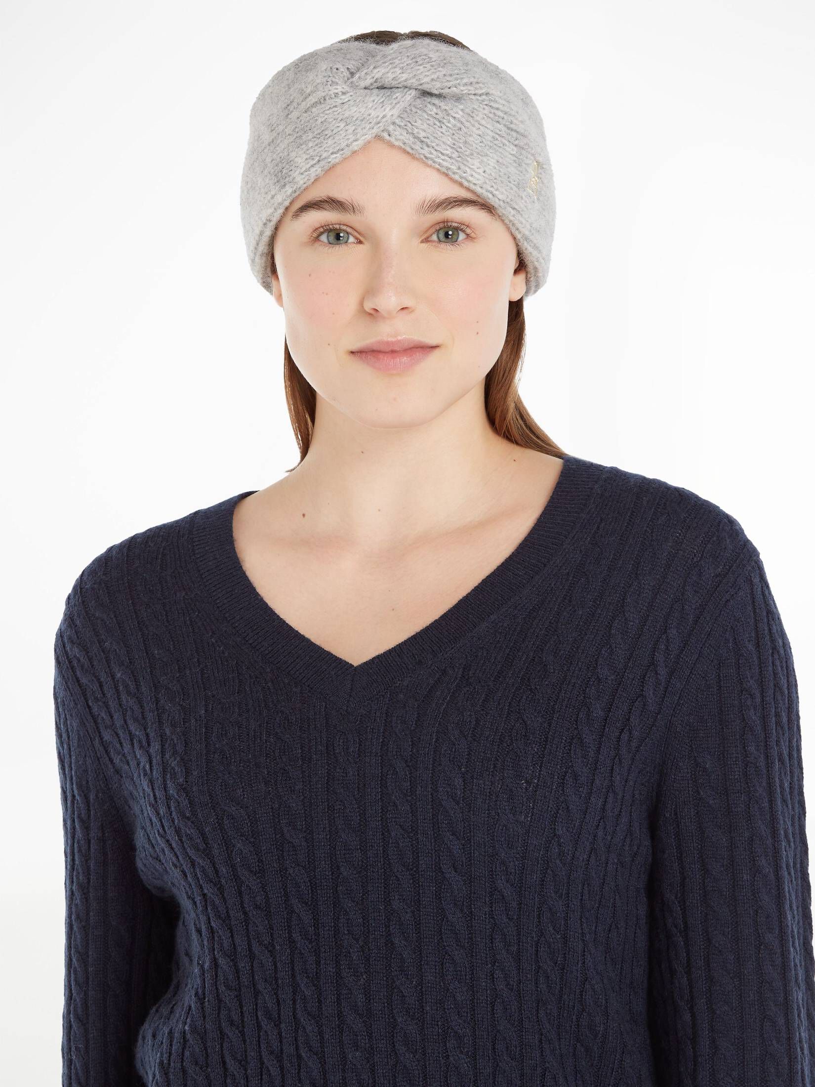 Tommy Hilfiger| Damen Stirnband mit Alpaka und Wolle TH TIMELESS HEADBAND