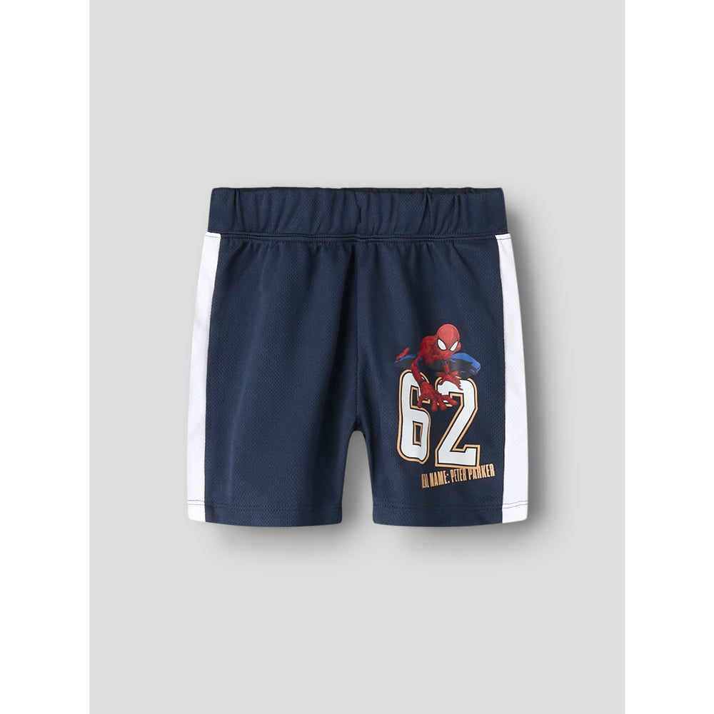 Køb Name It Navy Blazer Nmmanri Spider Nreg Long Poly Shorts Mar