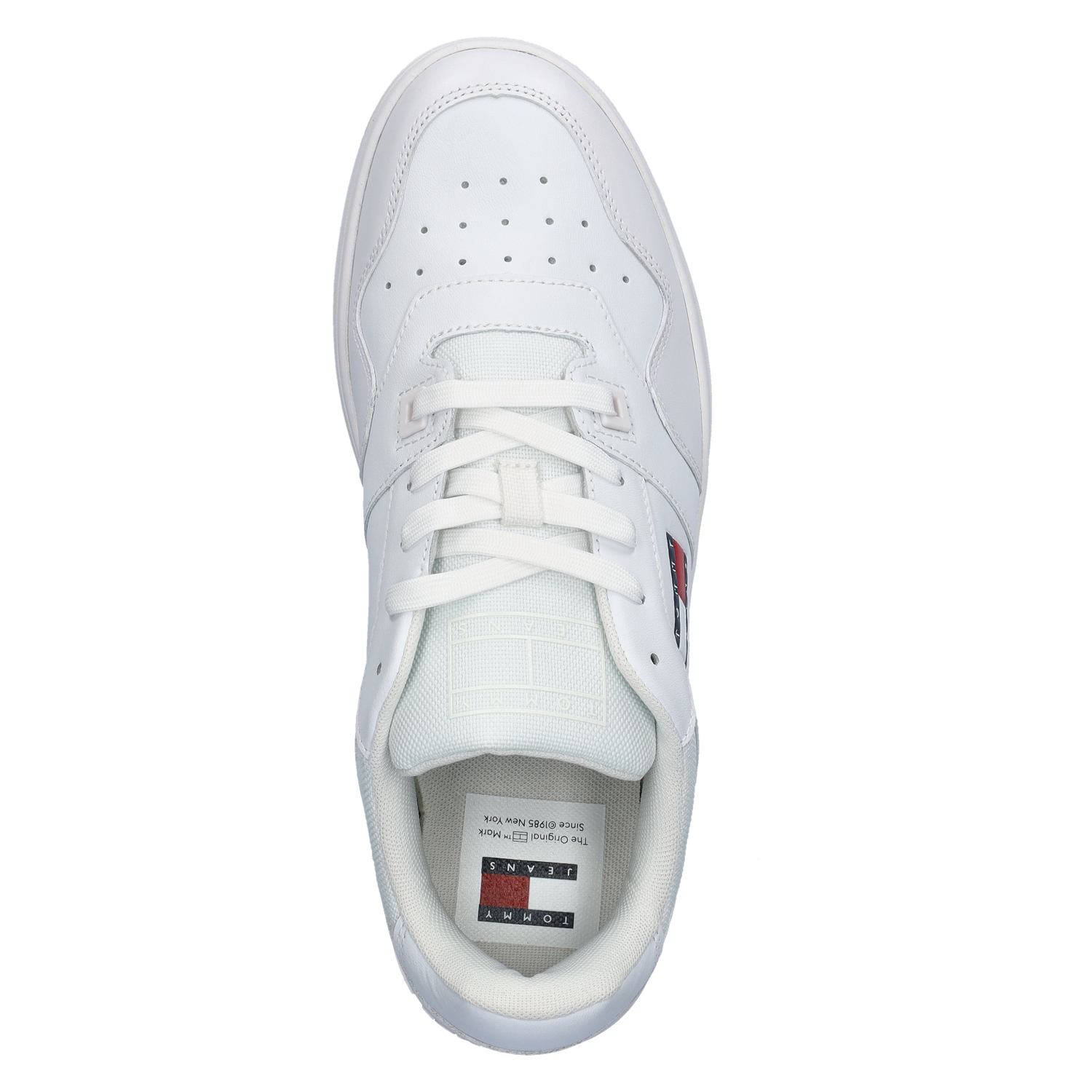 Tommy Jeans Retro Basket heren sneaker Tommy Hilfiger Wit