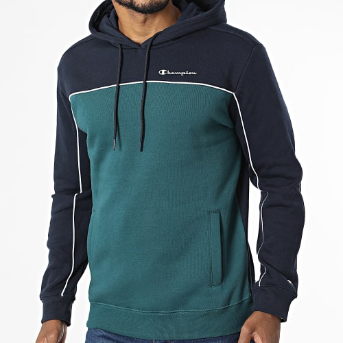 Sweat Capuche 217850 Bleu Marine Bleu Canard