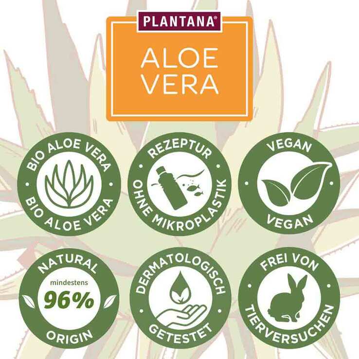 Plantana Aloe Vera Pflege Duschbad mit Bio-Aloevera, 500 ml