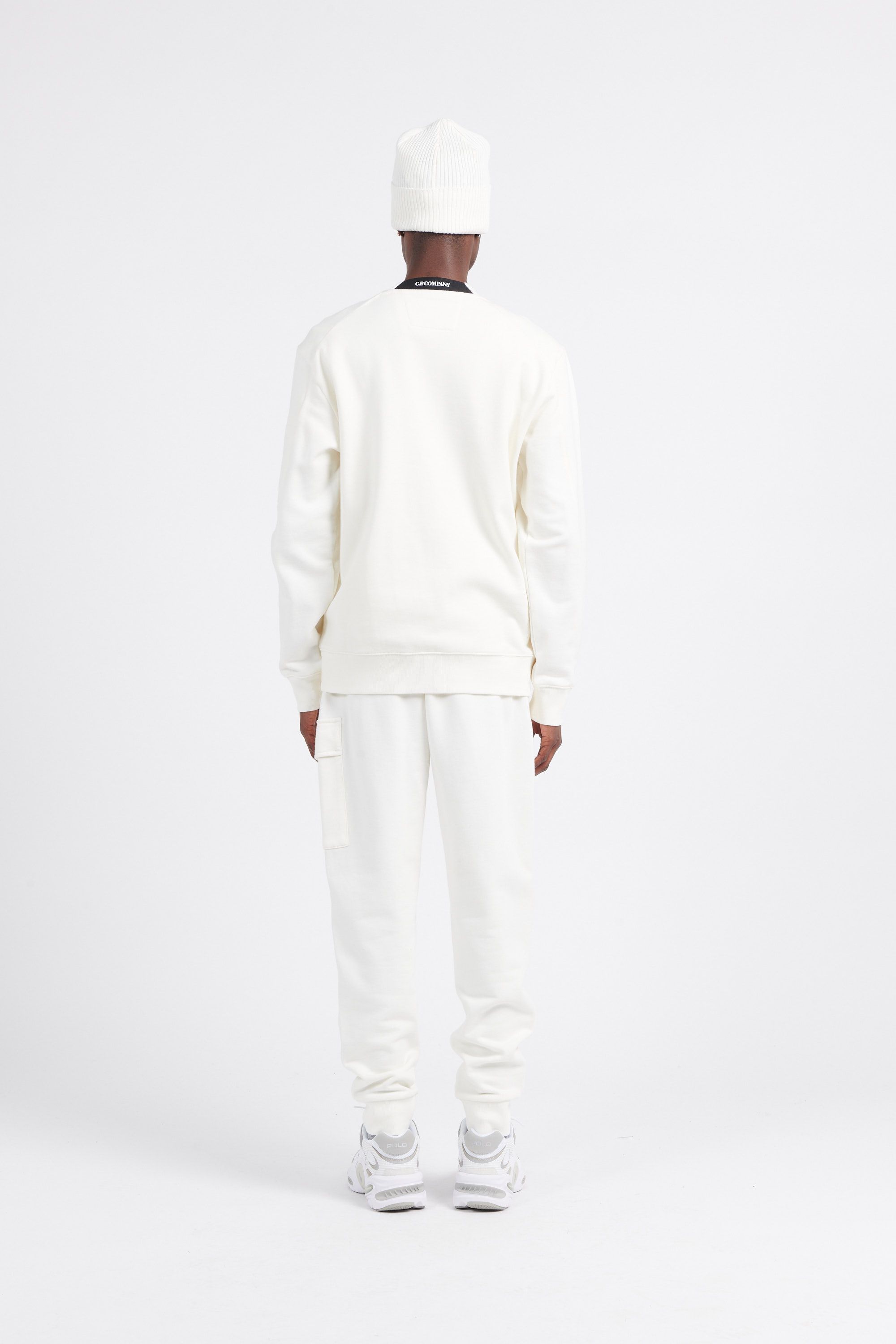 C.P. COMPANY Sweatshirt  DIAGONAL RAISED FLEECE Blanc