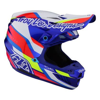 Casque cross TroyLee design SE5 ECE COMPOSITE OMEGA MIPS 2023 - Bleu