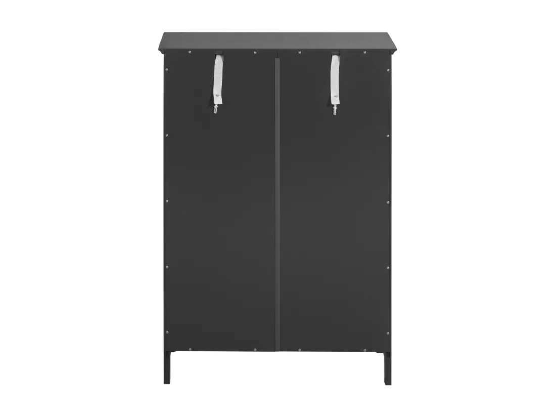 Meuble Bas de Salle de Bain avec Tiroir et Cloison Amovible Meuble de Rangement Buffet, FRG238-DG