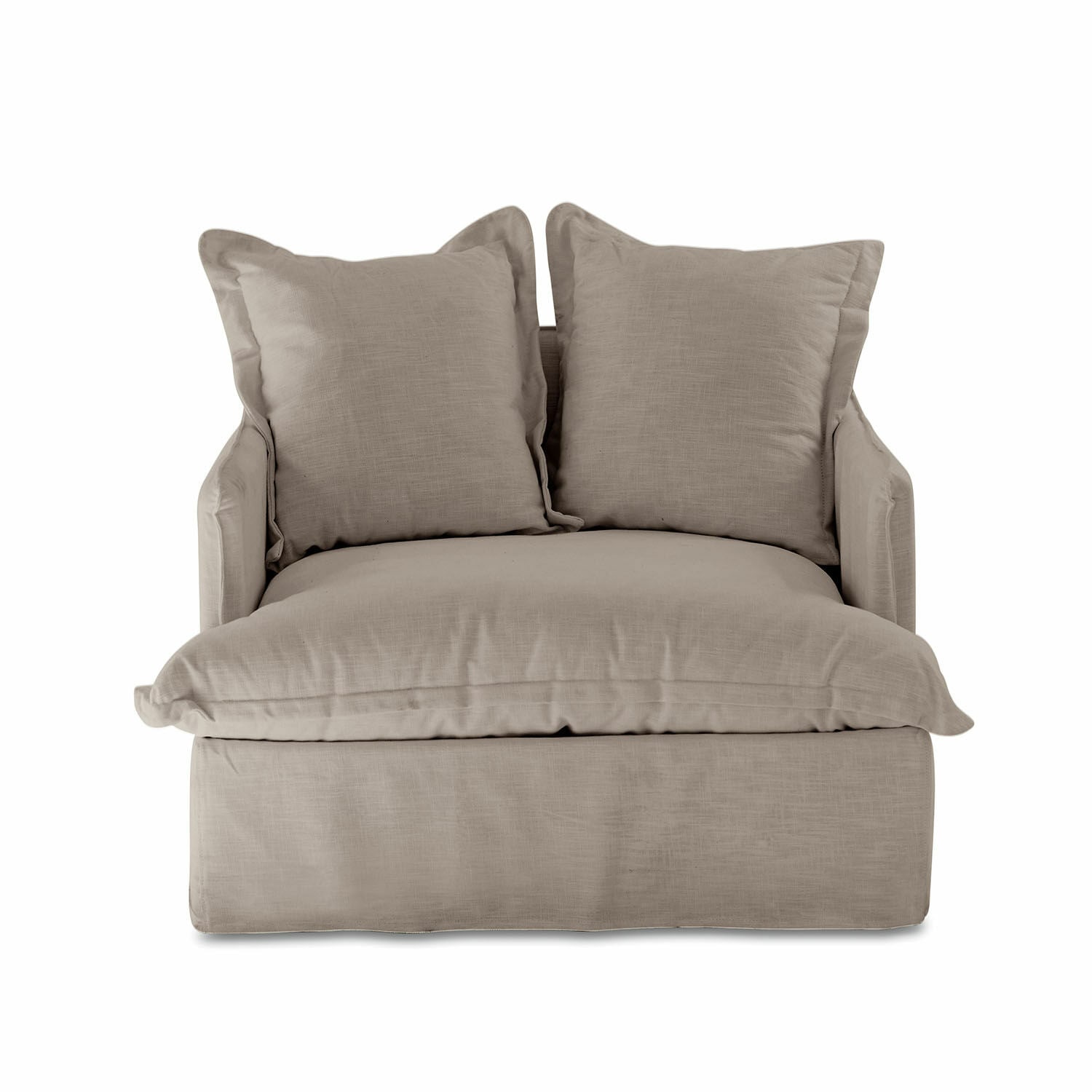 Sessel mit Hocker Avignon grau
