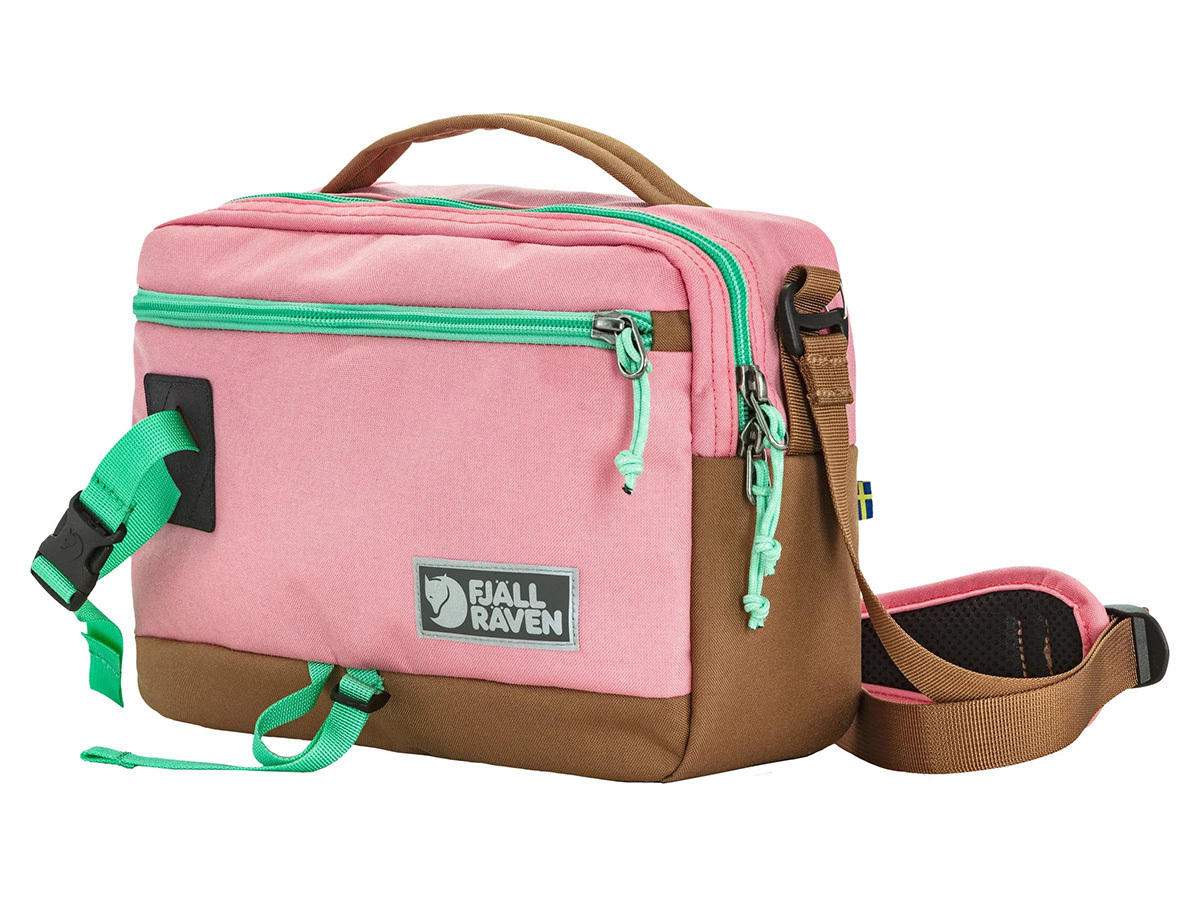 Fjällräven Vardag Schoudertas 6 - Poppy Pink-Khaki Dust