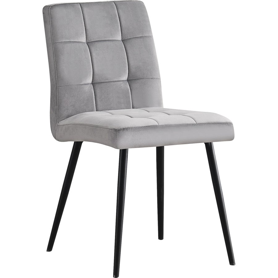 Polsterstuhl Diana Samtvelours braun