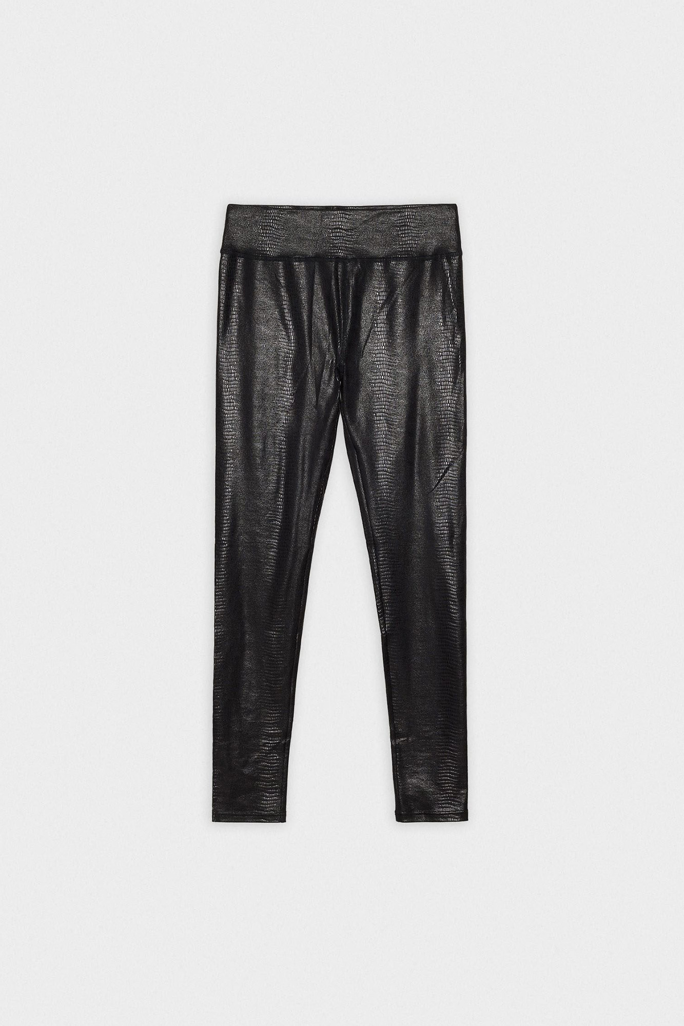 Leggings de couro sintético