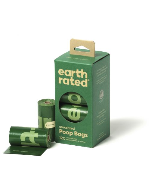 Earth Rated Poepzakjes - Hondenpoepzakjes - 8 rol