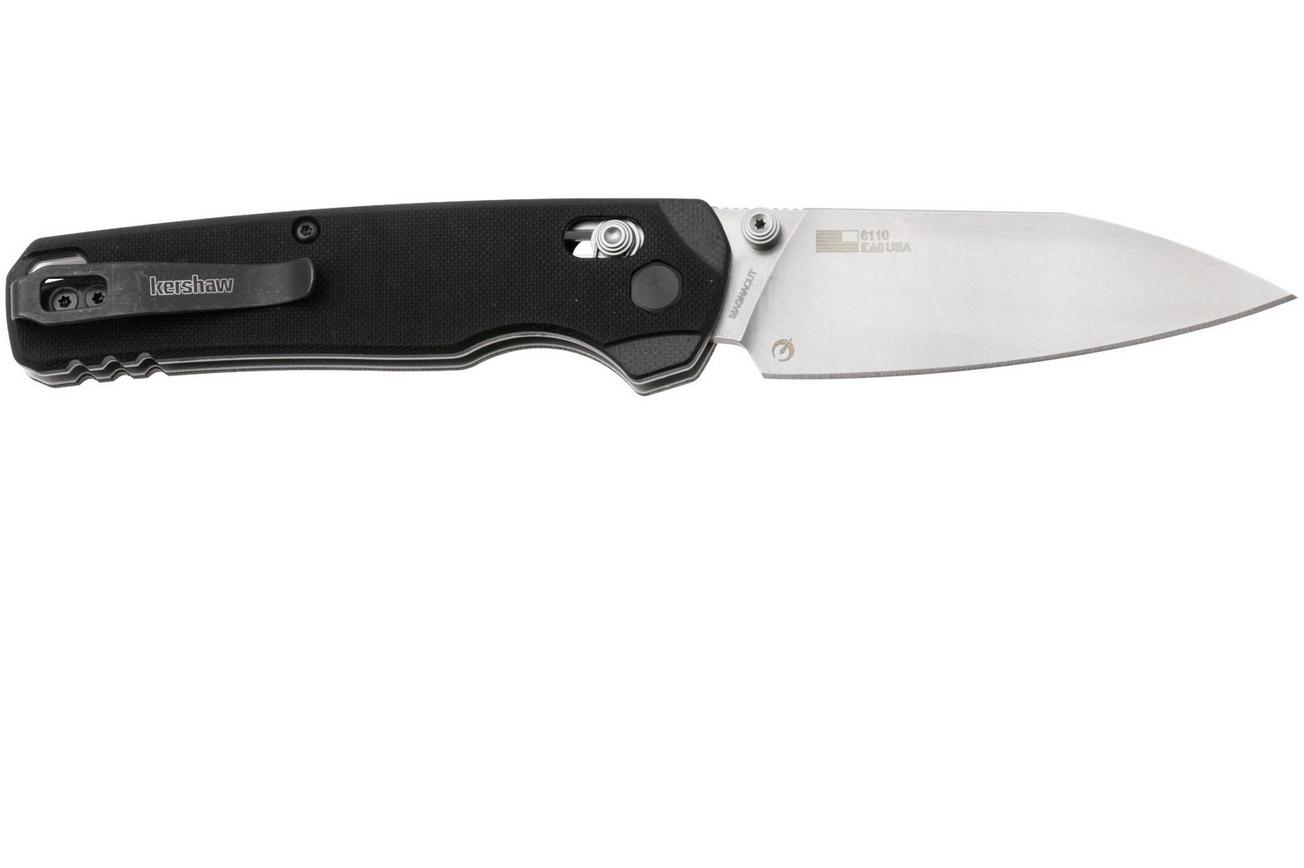 Kershaw Bel Air XL 6110 DuraLock Stonewashed MagnaCut, Black G10, zakmes