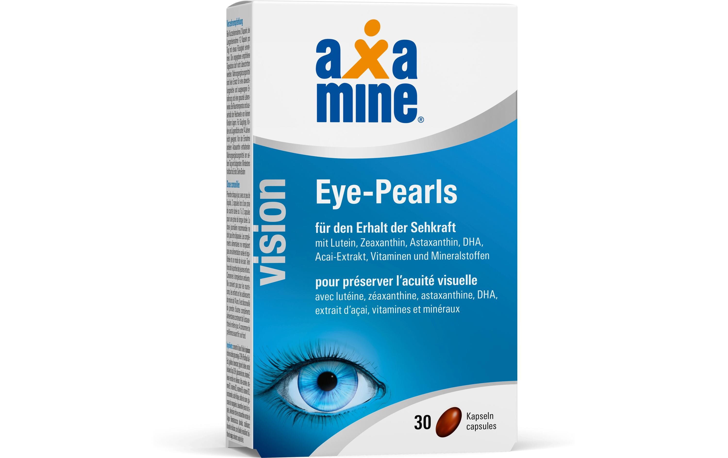 Eye-Pearls 30 KapselnNahrungsergänzung für die Augen