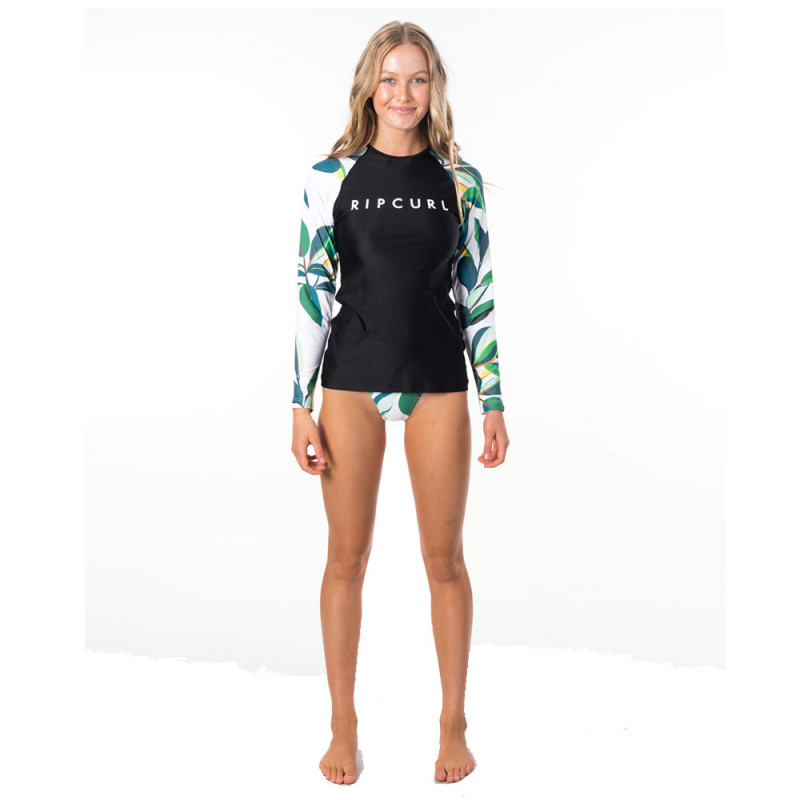 LYCRA Femme RIP CURL BLANCO BAY RELAXED MANCHES LONGUES