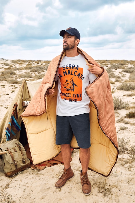 T-Shirt, Homewear, Halbarm, Print