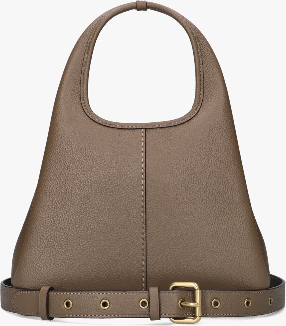 taupe coach schoudertas lana