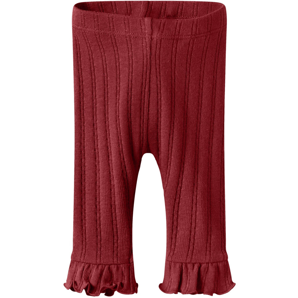 Køb Lil'Atelier Red Dahlia Nbfrita Sig Slim Leggings Lil