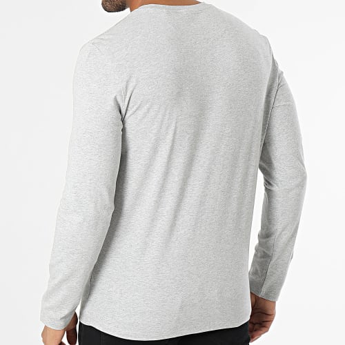 Tee Shirt Manches Longues U3BI11 Gris Chiné