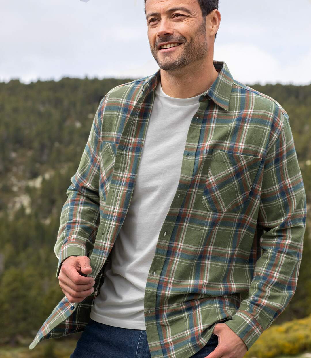 Chemise Flanelle à Carreaux Forest