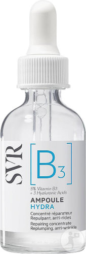 SVR B3 Ampoule Hydra Concentré Réparateur Flacon Compte-Gouttes 30ml