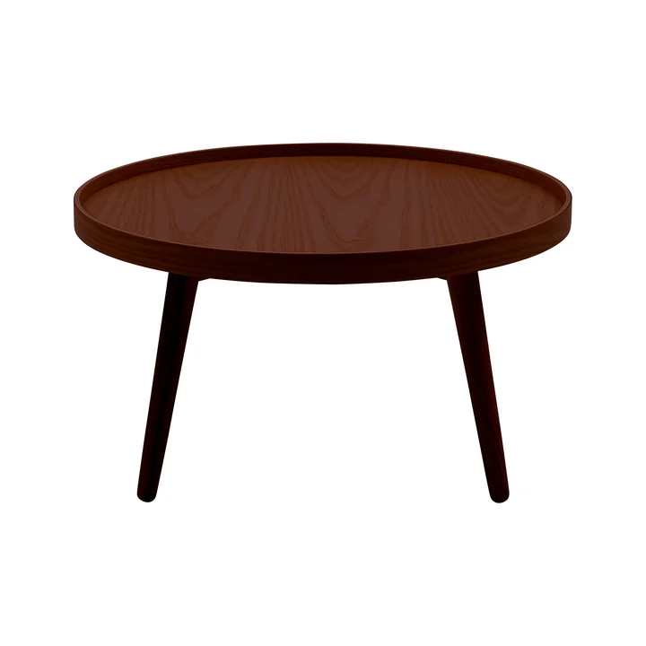 Softline - Alma Beistelltisch, large, Walnuss lackiert