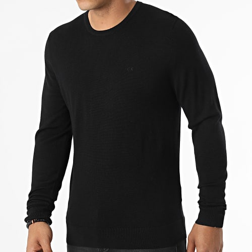 Sweat Crewneck Superior Wool 9474 Noir