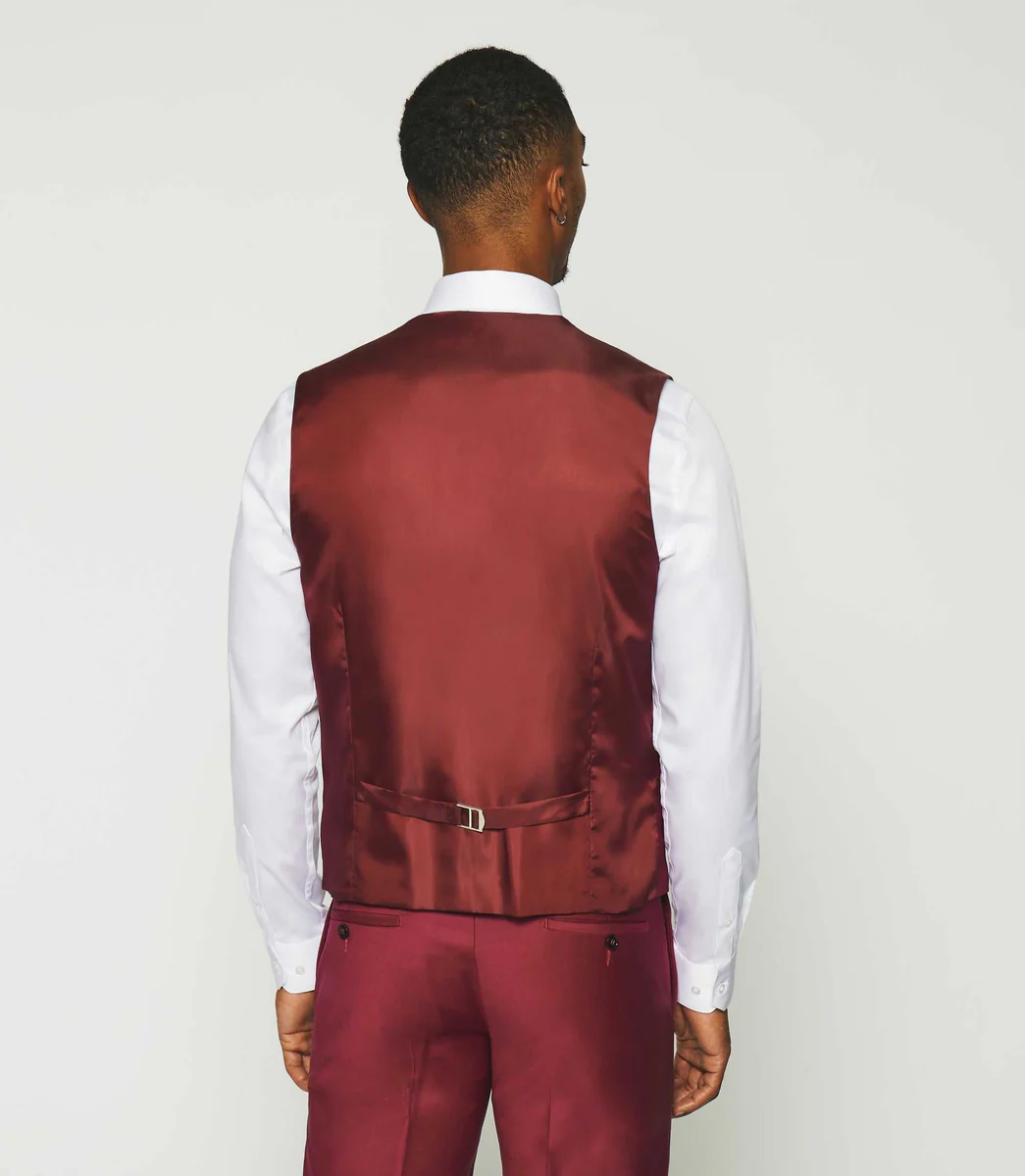 Gilet de costume fuchsia JFAVORI