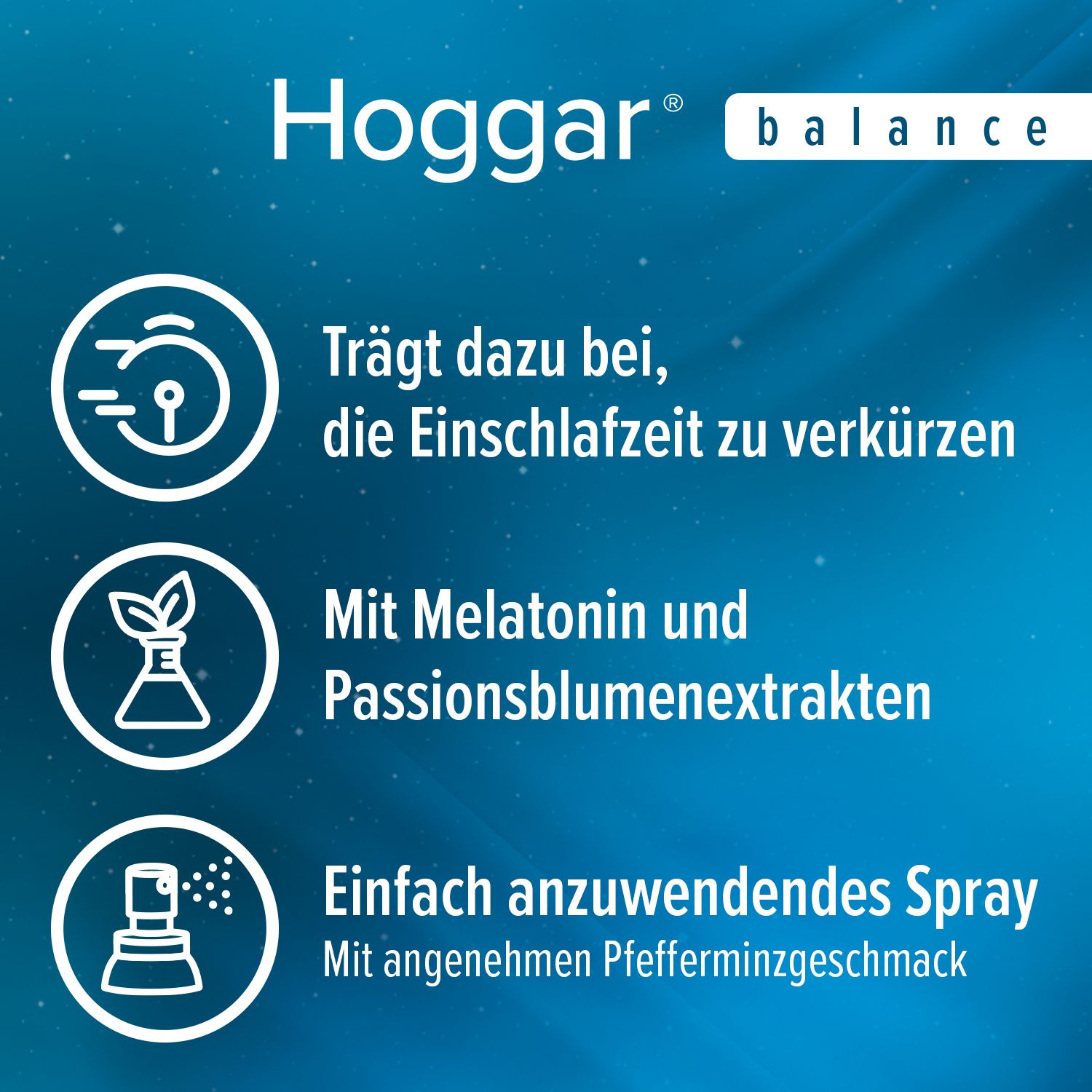 Hoggar® Melatonin Einschlaf-Spray