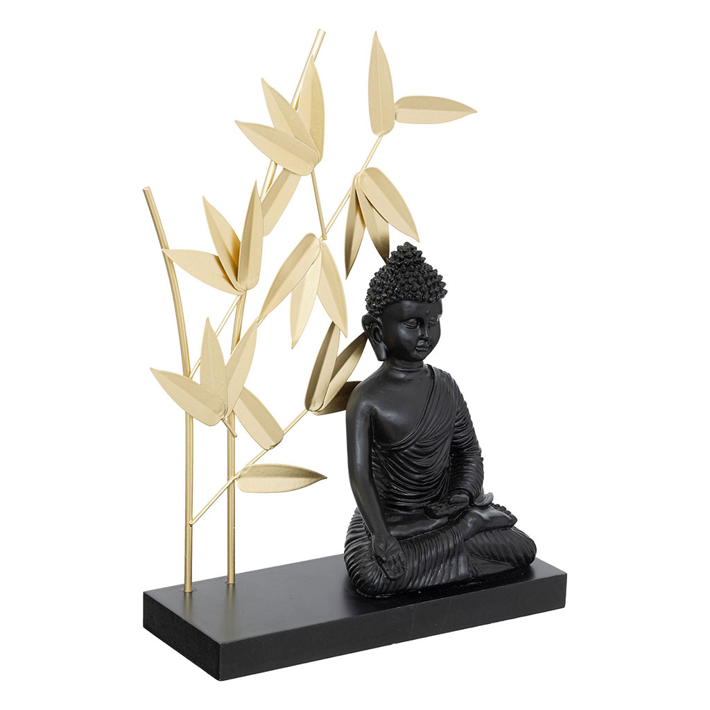Décoration bouddha bambou 21x8x31cm