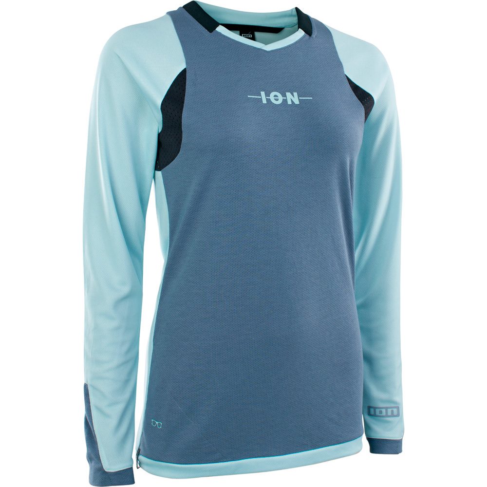 ION Scrub AMP Bikeshirt Damen gusty blue