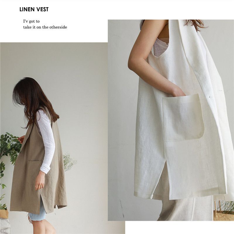 Odestra - Vest met enkele knoop en reverskraag