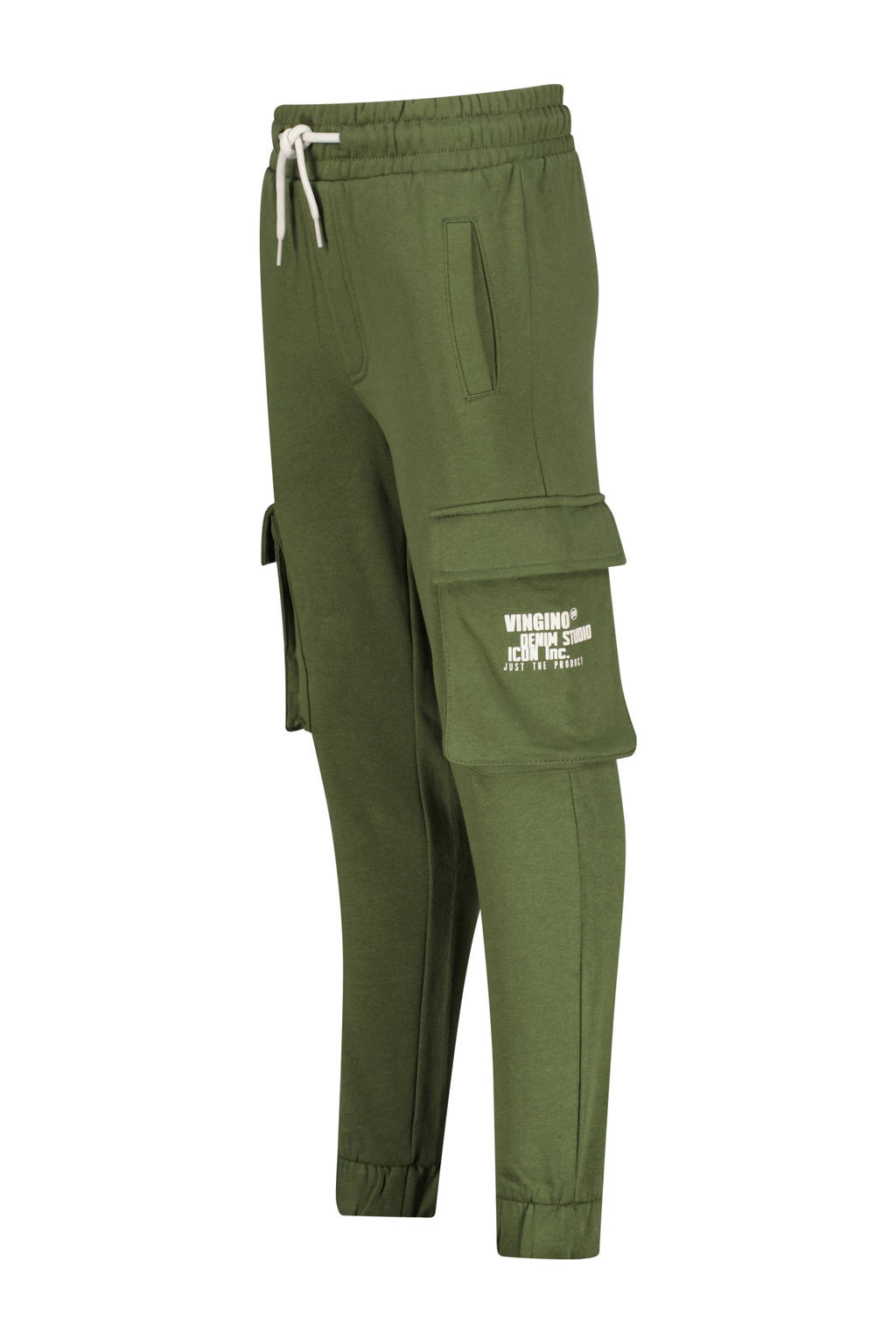 Vingino tapered fit joggingbroek Sallo armygroen
