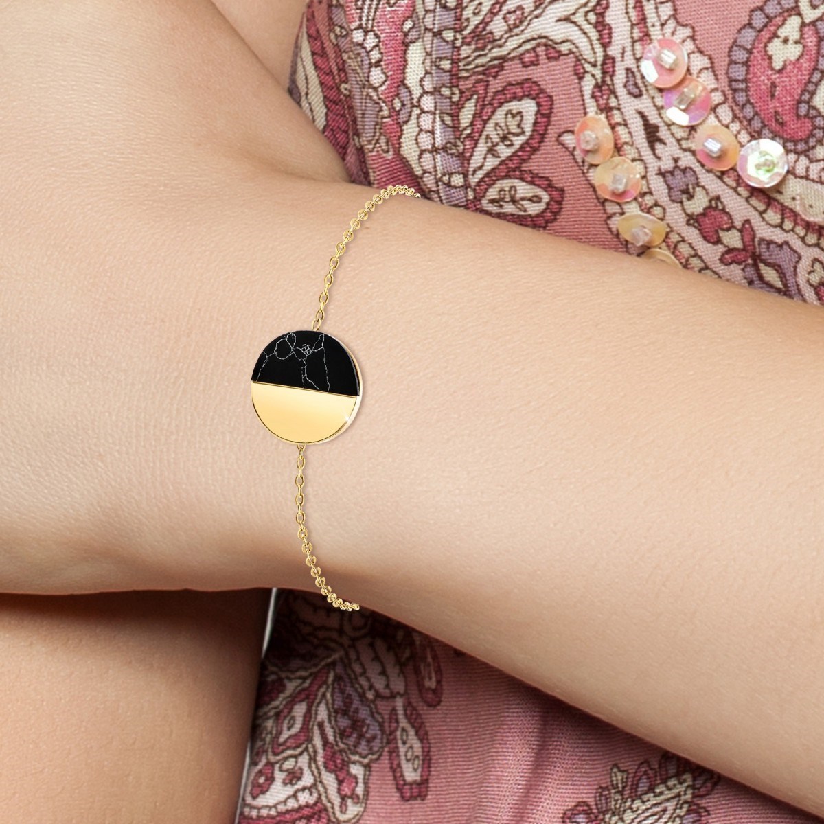 Bracelet en acier inoxydable par SC Bohème
