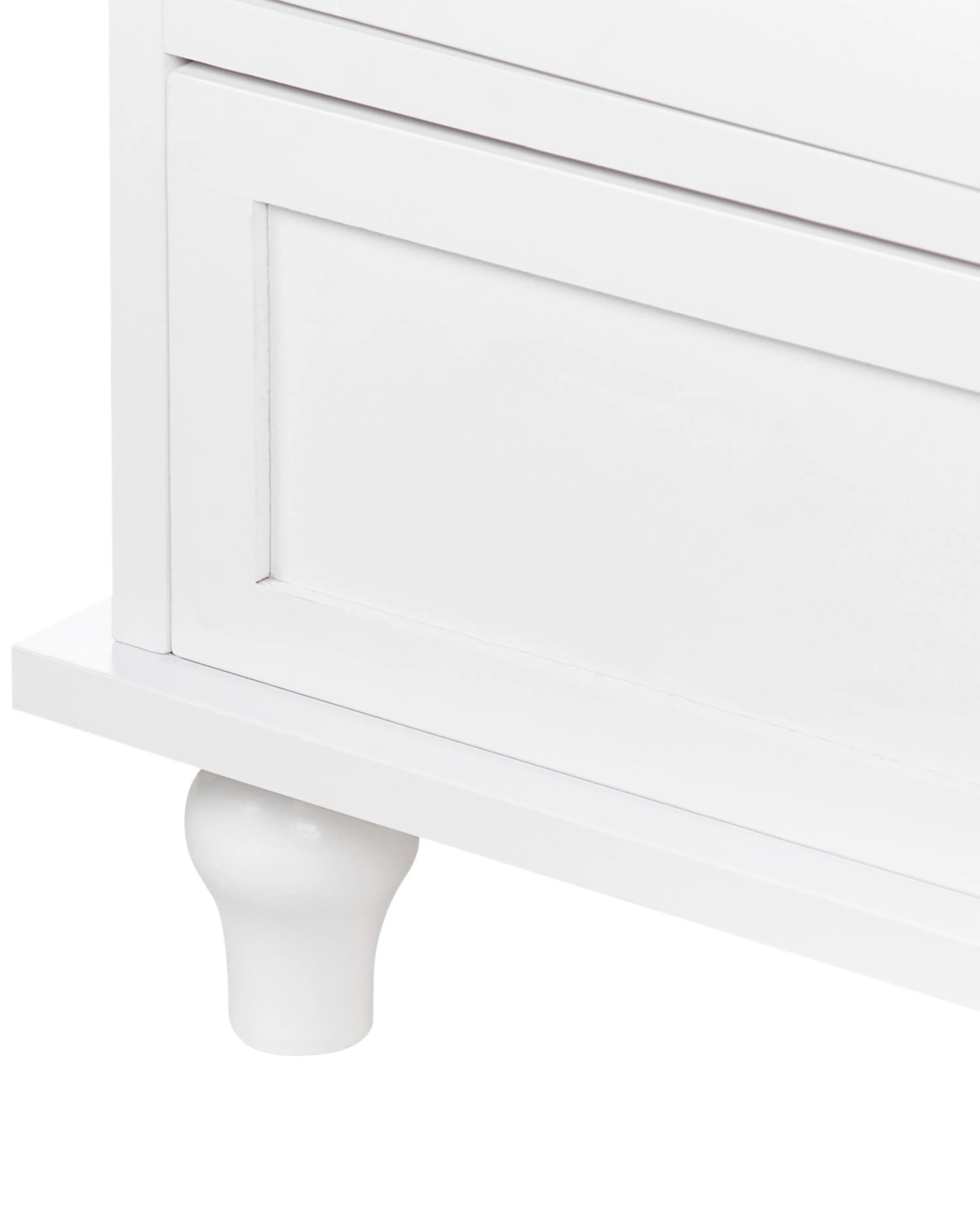 Dressoir met glazen deuren CARLET 71 cm Wit