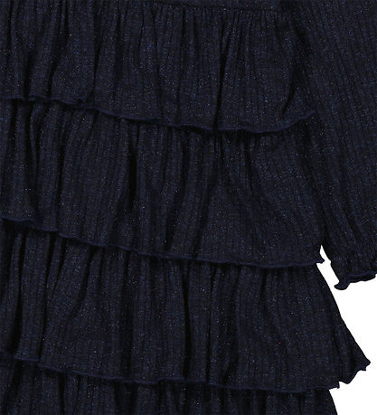MarMar Kleid - Rib - Disan - Dark Nacht m. Glitter