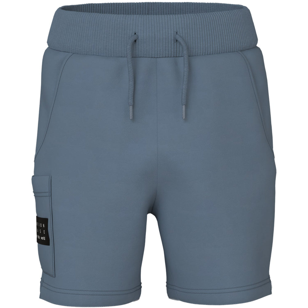 Køb Name It Blue Mirage Vivasse Long Sweat Shorts