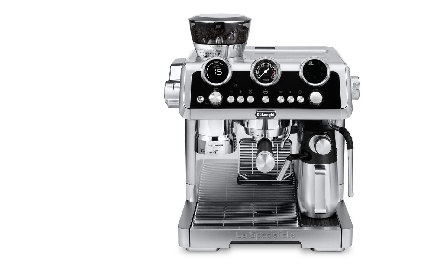 Siebträgermaschine La Specialista Maestro EC9865.M Silber<br>Espressomaschine mit Siebträger und integriertem Mahlwerk