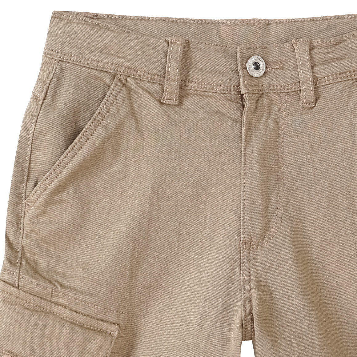Yigga Jungen Cargoshorts mit verstellbarem Bund beige