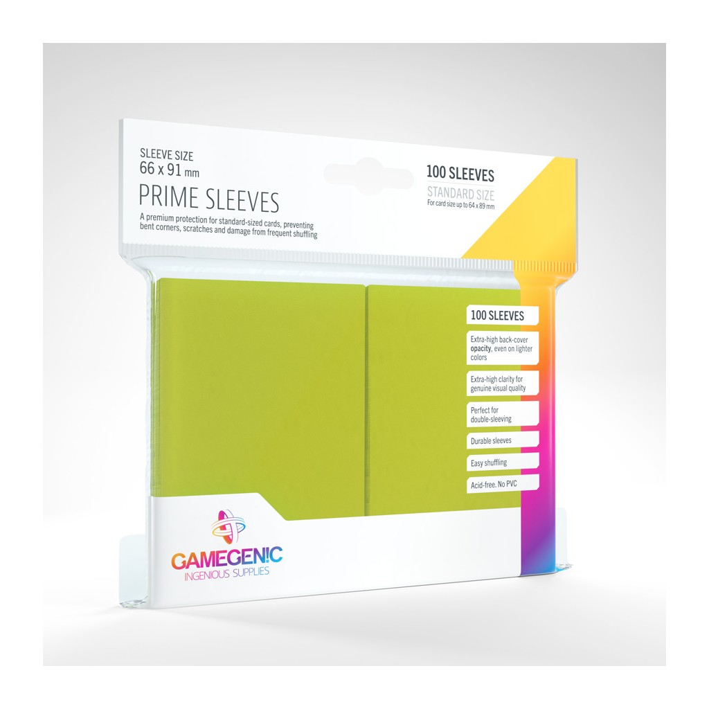 Gamegenic - 100 Prime Sleeves - 66x91