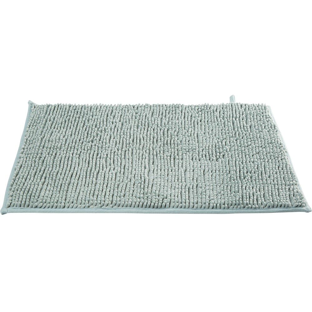 Tapis de bain chenille coloris vert 45x65cm