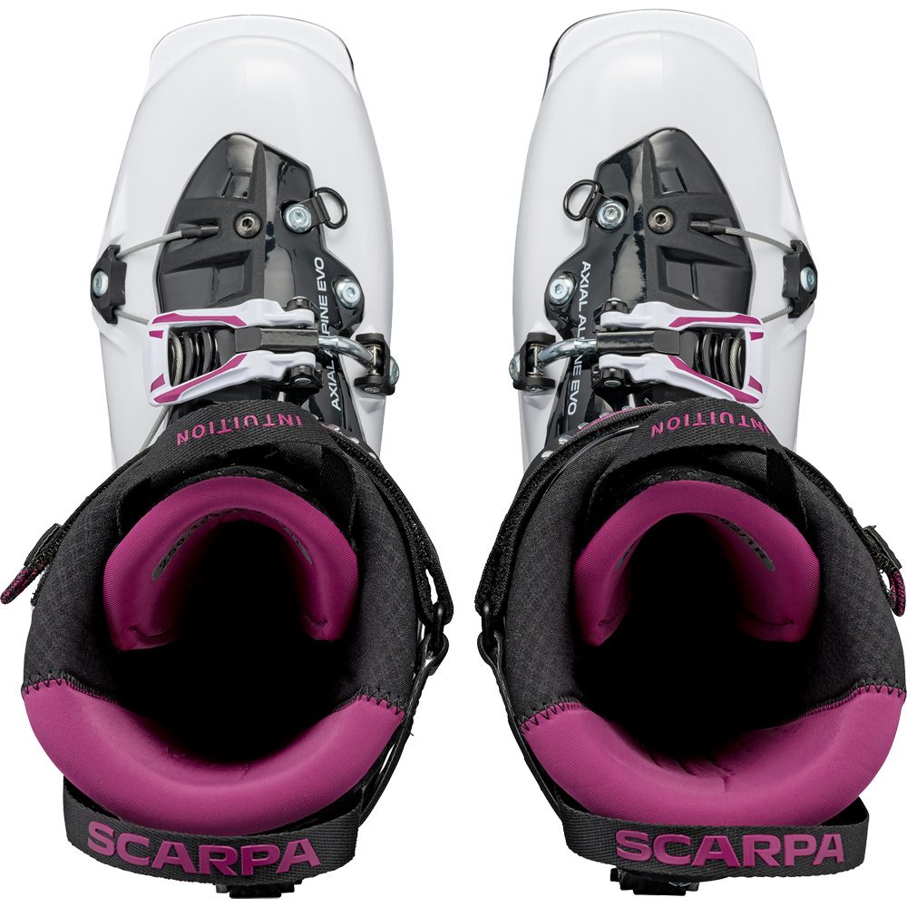 Scarpa Gea RS Touren Skischuhe Damen white black rouge