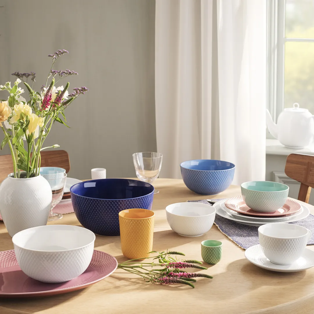Lyngby Porcelæn Rhombe Color Æggebæger