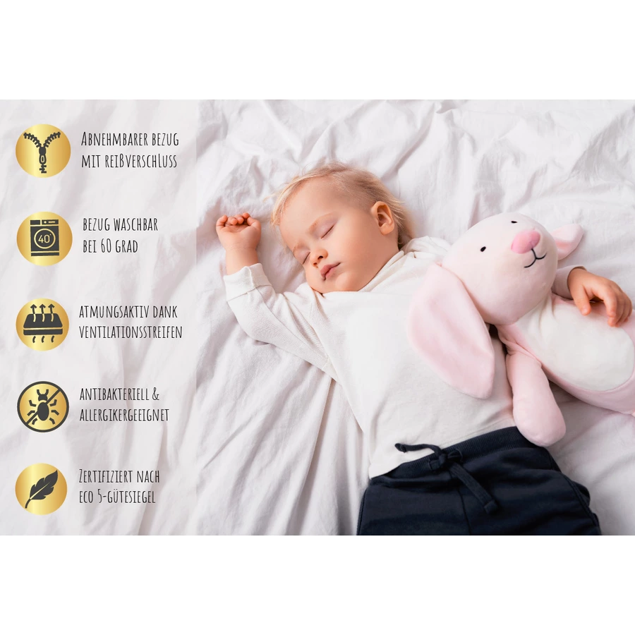 Kids Collective Kindermatratze SMART, Babymatratze 60x120 cm mit abnehmbarem Bezug weiß