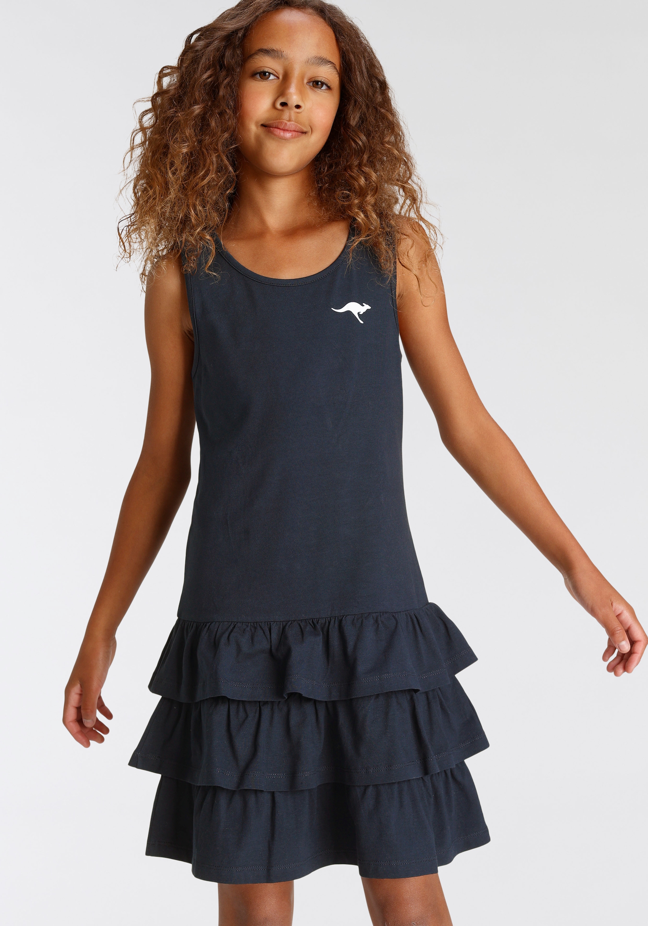 KangaROOS Jerseykleid kniefreie Länge,  aus Baumwolle und Elasthan