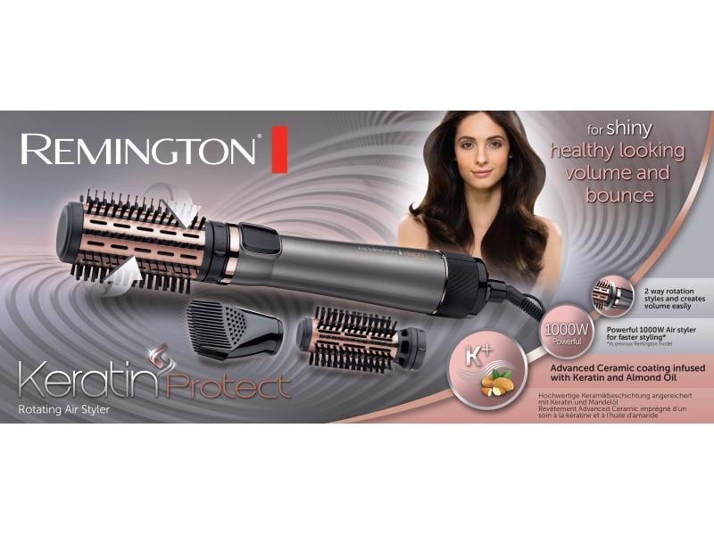 Remington Warmluftbürste AS8810 Keratin Protect Föhnbürste