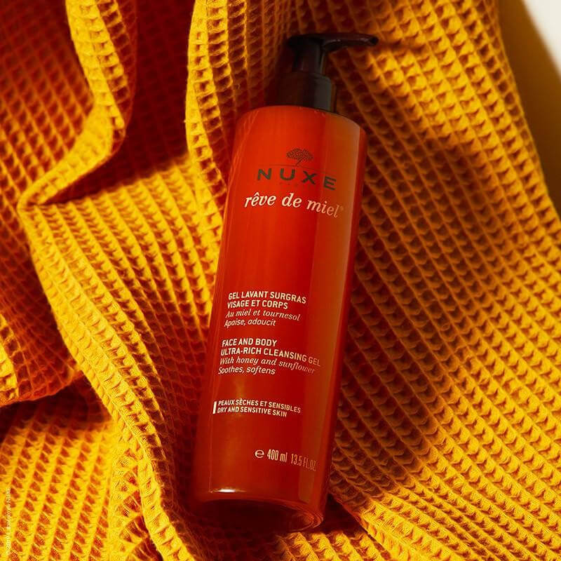 Gel lavant surgras visage et corps Rêve de Miel® Nuxe 400ML