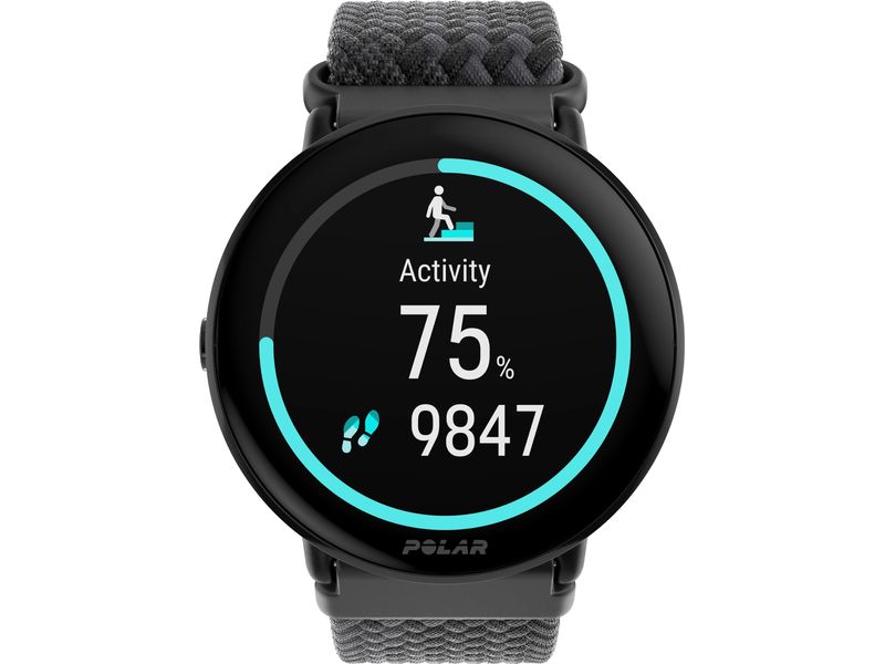 POLAR GPS-Sportuhr Ignite 3 Braided Yarn Fitnessuhr mit GPS