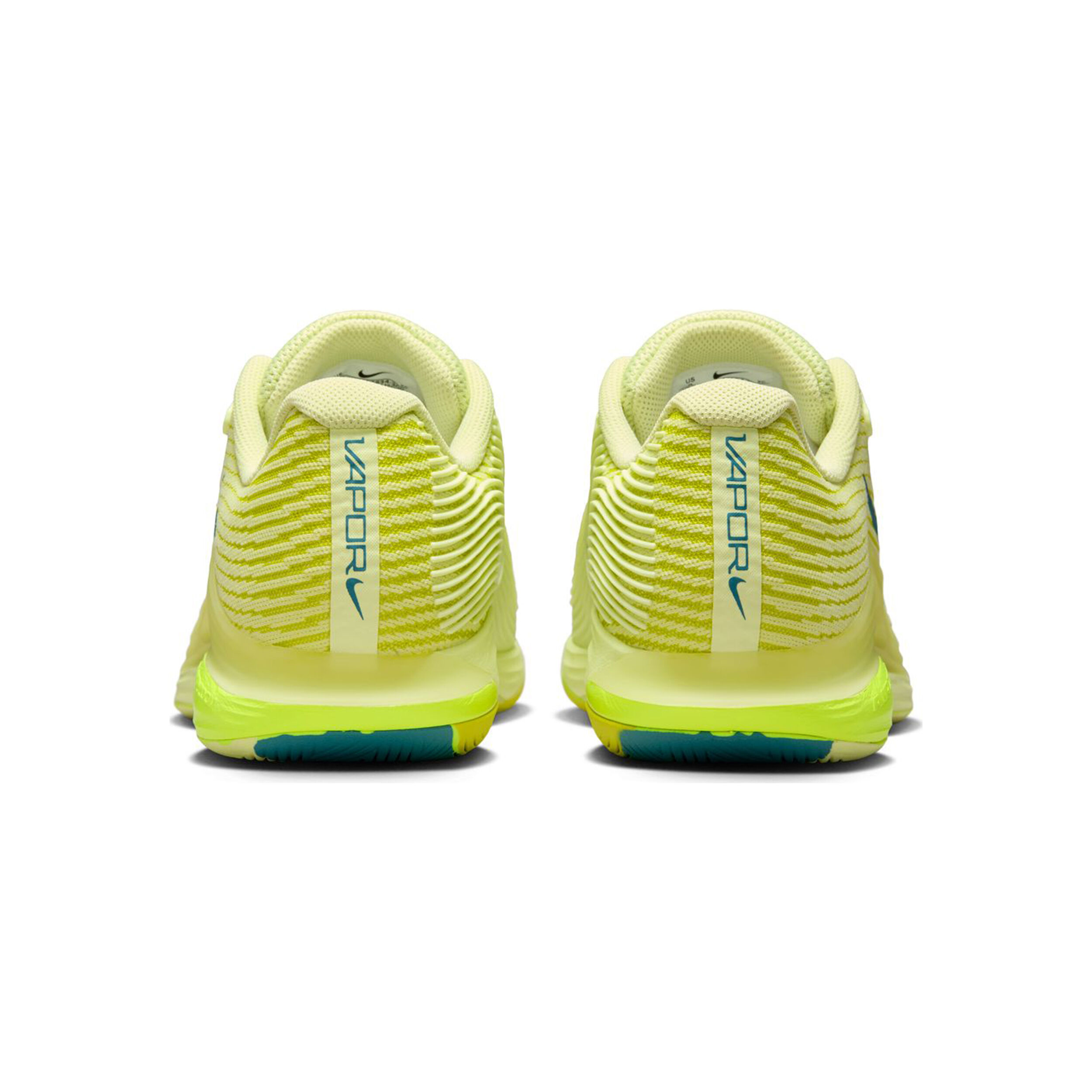 Nike Vapor 12 PRM Chaussures Toutes Surfaces Femmes - Jaune Lemon, Bleu Petrol
