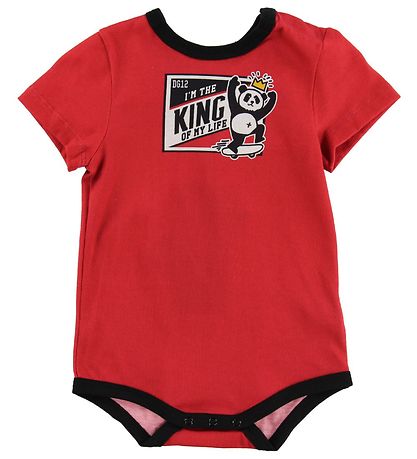 Dolce & Gabbana Bodyer k/æ - 3-pak - Hvid/Rød m. Panda