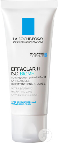 La Roche Posay Effaclar H Iso-Biome Soin Réparateur Apaisant Anti-Marques Tube 40ml