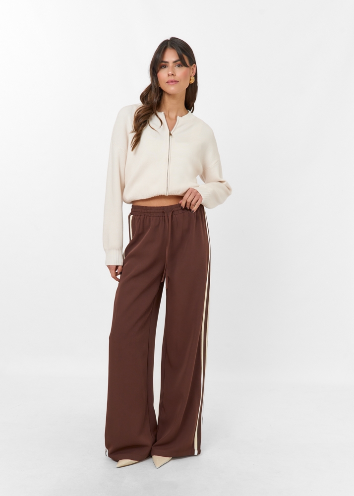 Ally broek choco bruin