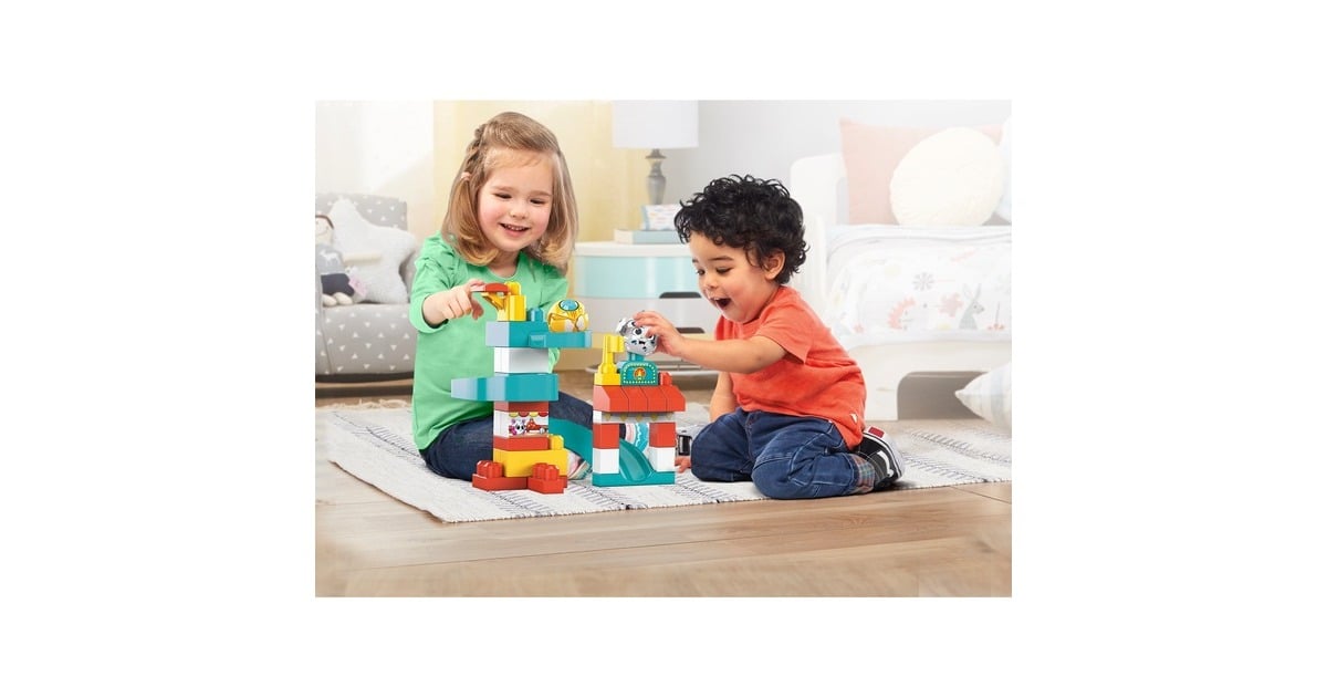 MattelPeek a Blocks - Pretpark Constructiespeelgoed